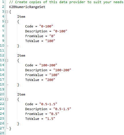 NumericRangeSetProviderSample