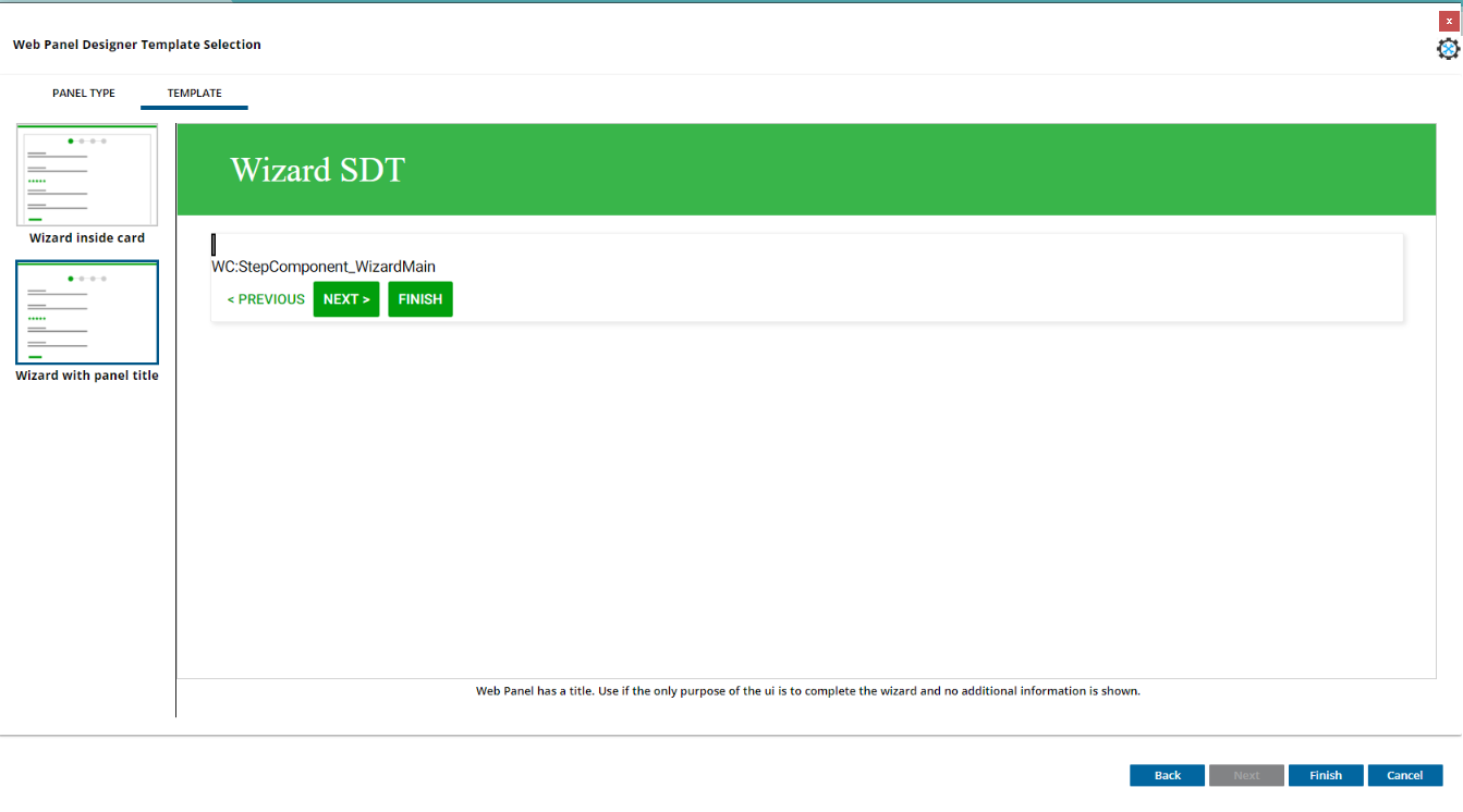 WebPanelDesignerBasedOnTemplateSelectionWizard